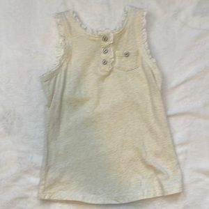 Size 8 Matilda Jane Near or Far Ivory Tank